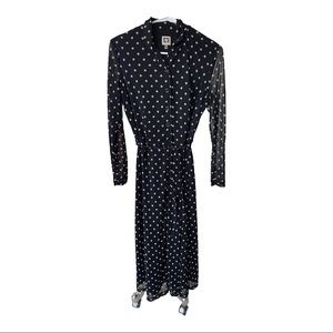 Anne Klein Women's Long Sleeve Midi Dress, size 4